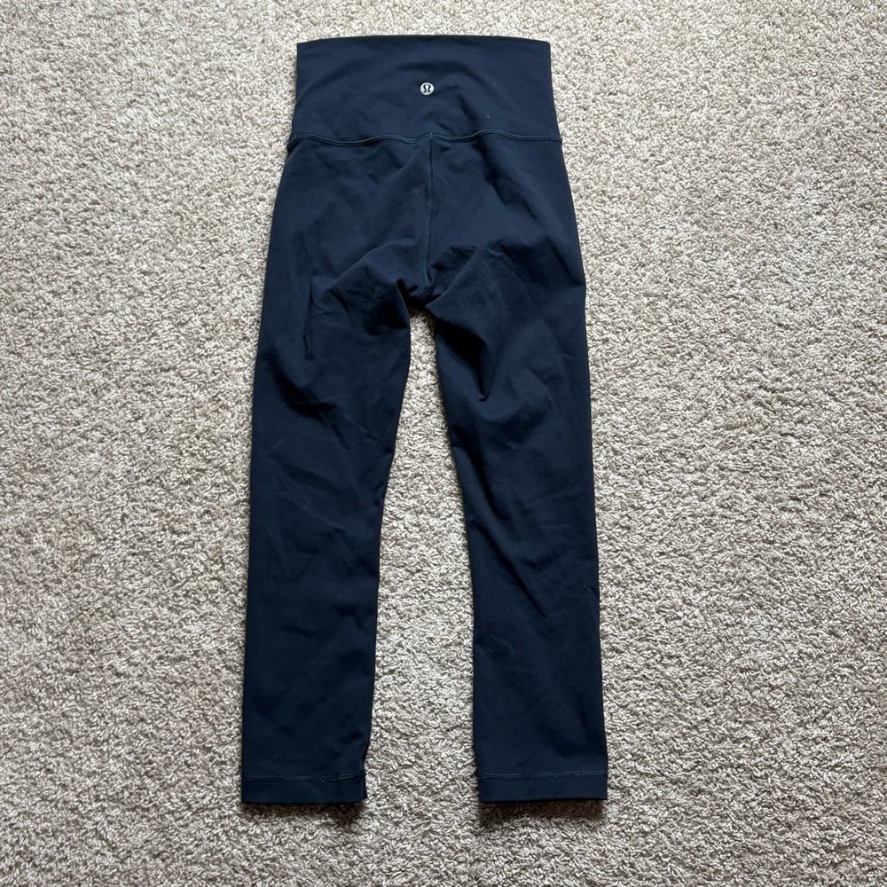 Lululemon Wunder Under Crop (Hi-Rise) *Full-On Luon 21" - Picture 2 of 5